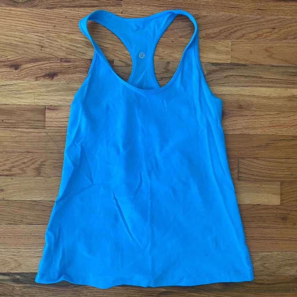 LULULEMON RACERBACK TANK BLUE